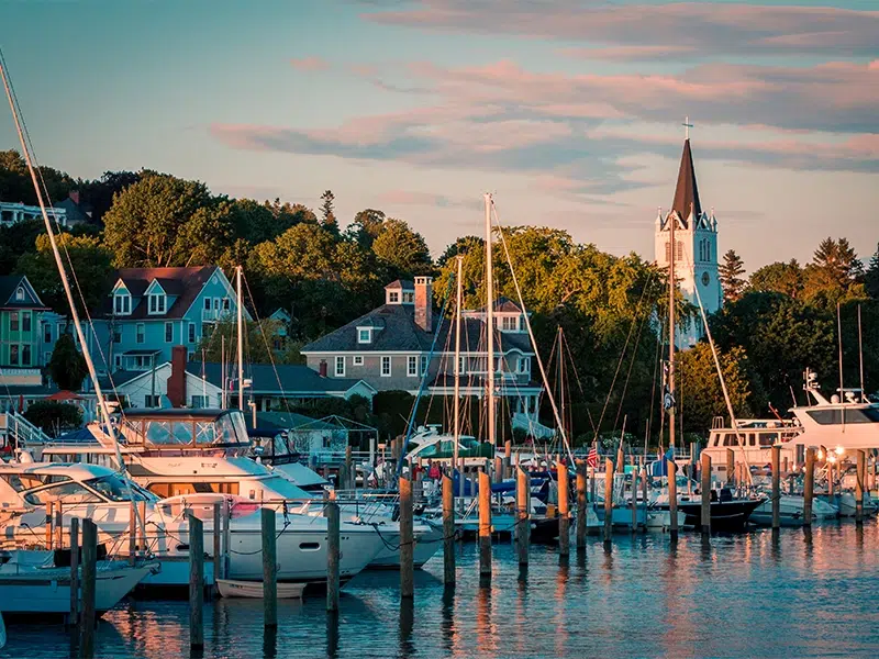 Michigan Harbor View